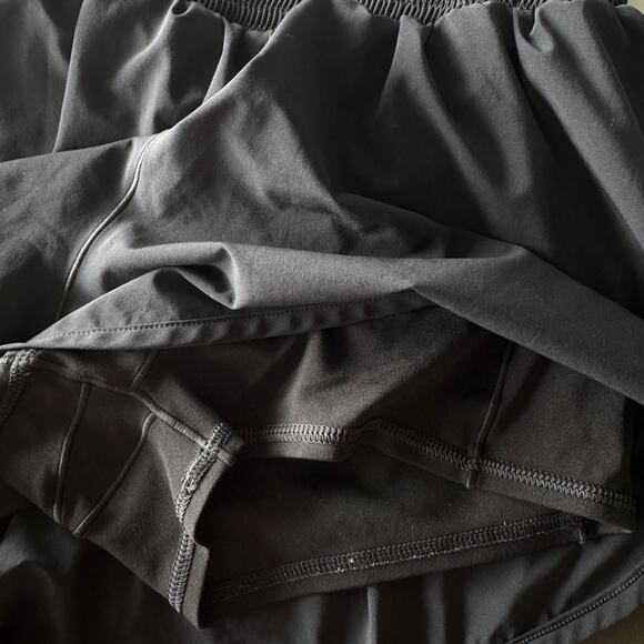 Offline by Aerie Medium Flowy Running Shorts Pull-On Smocked Waist Hi-Rise Lined - Picture 5 of 9